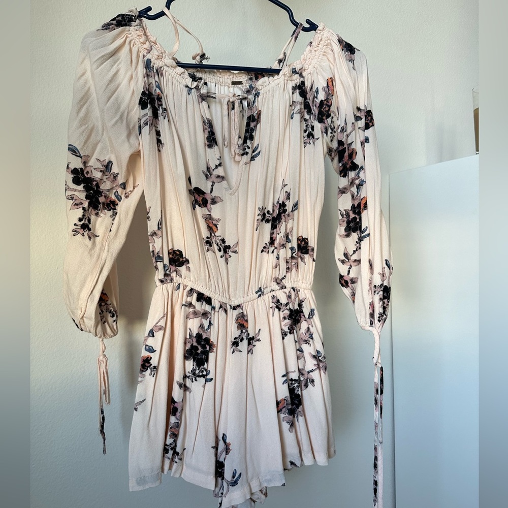 free people floral romper